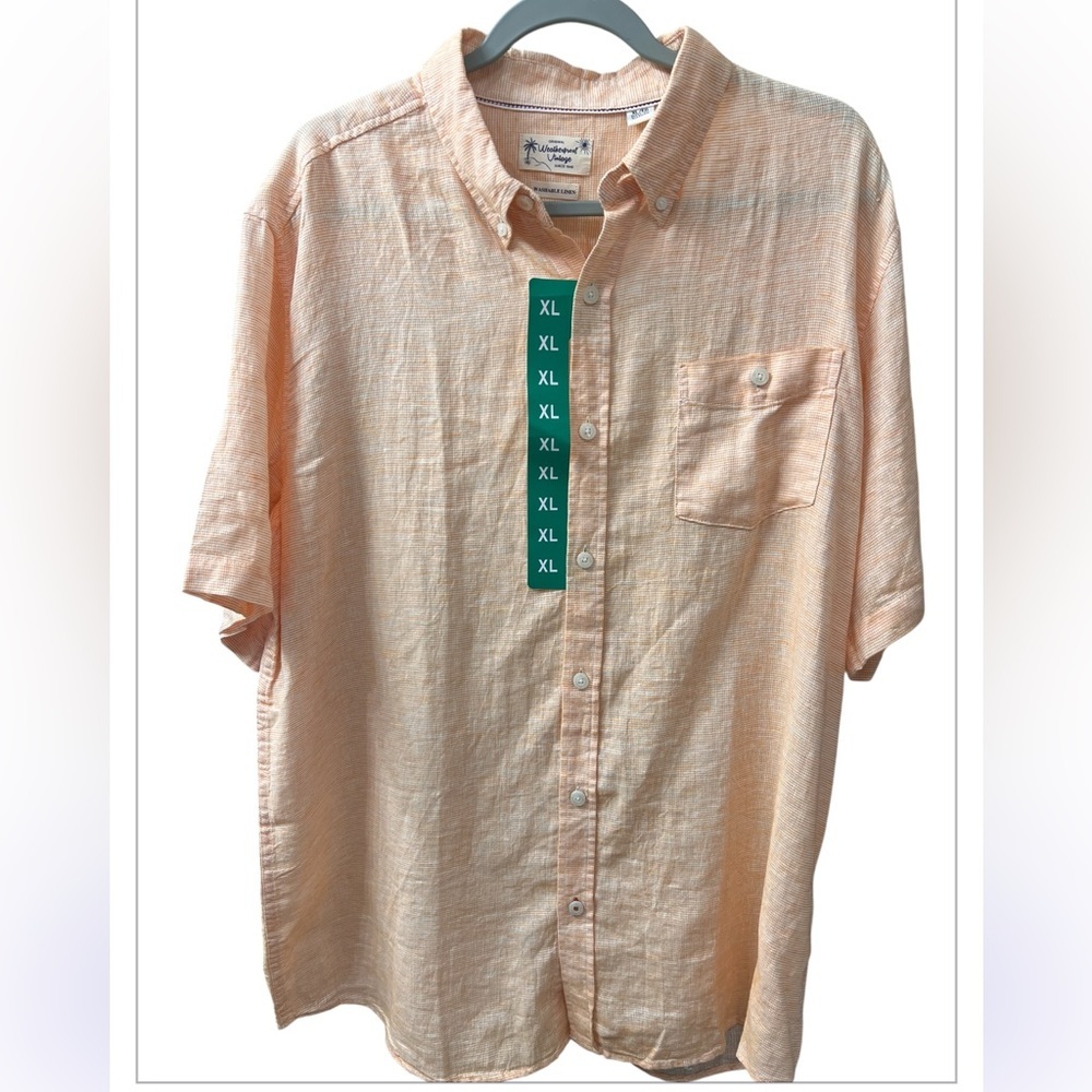 Weatherproof Washable Linen Men’s Shirt size XL NWT